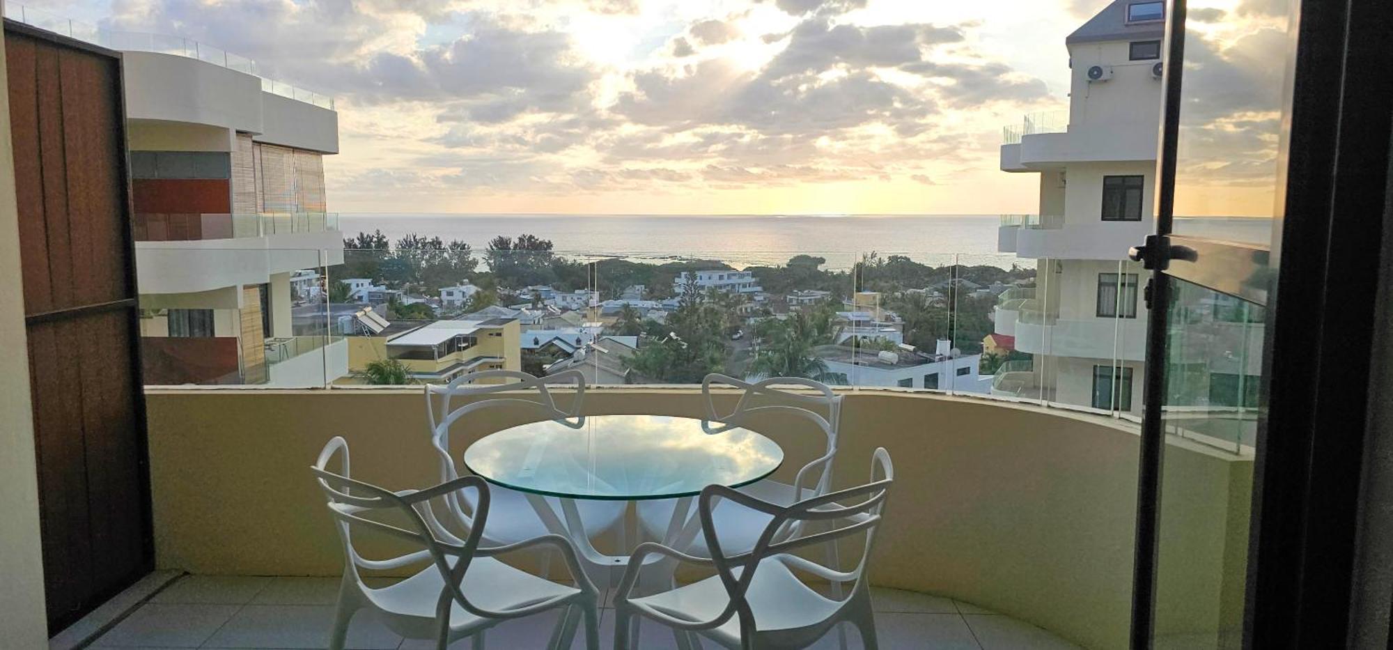 Flic-en-FlacqZen Retreat With Stunning Sea Views And Sunsetsアパートメント エクステリア 写真